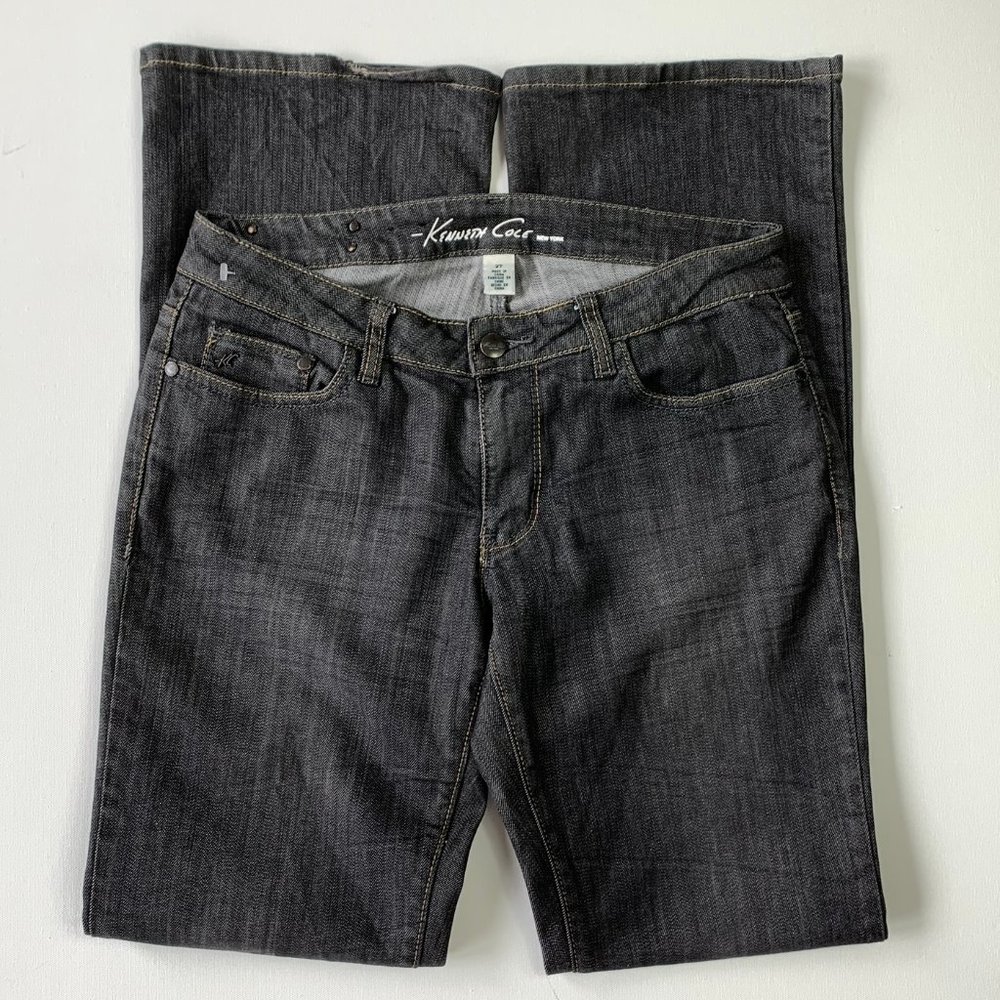 Kenneth Cole Light Wash Black Denim Jeans